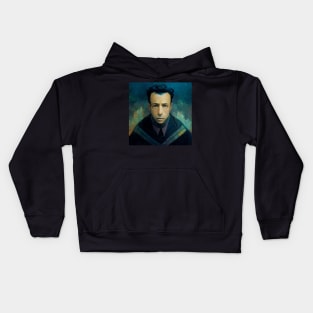 Dark Albert Camus Kids Hoodie